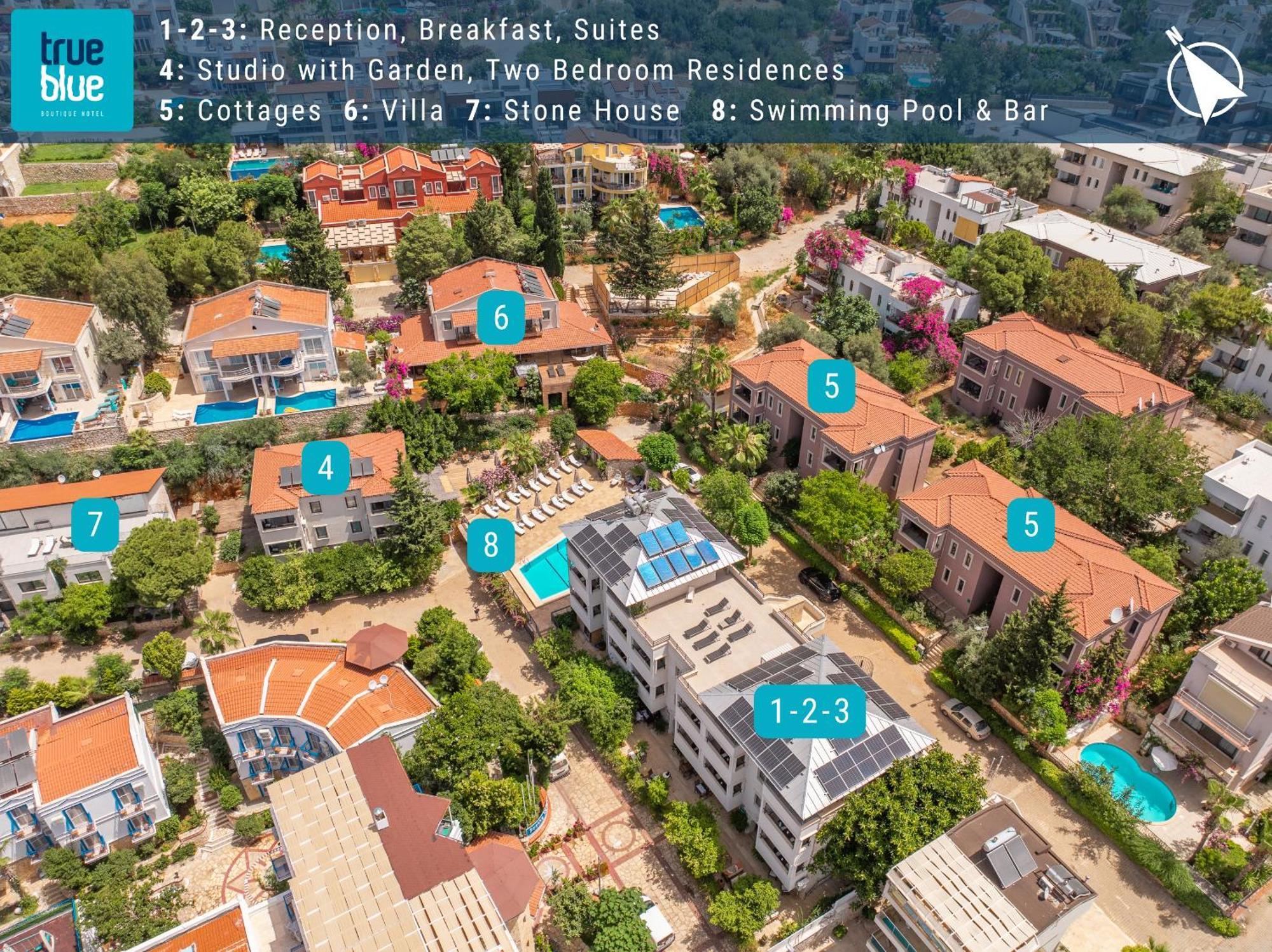 True Blue Boutique Hotel Kalkan Bagian luar foto